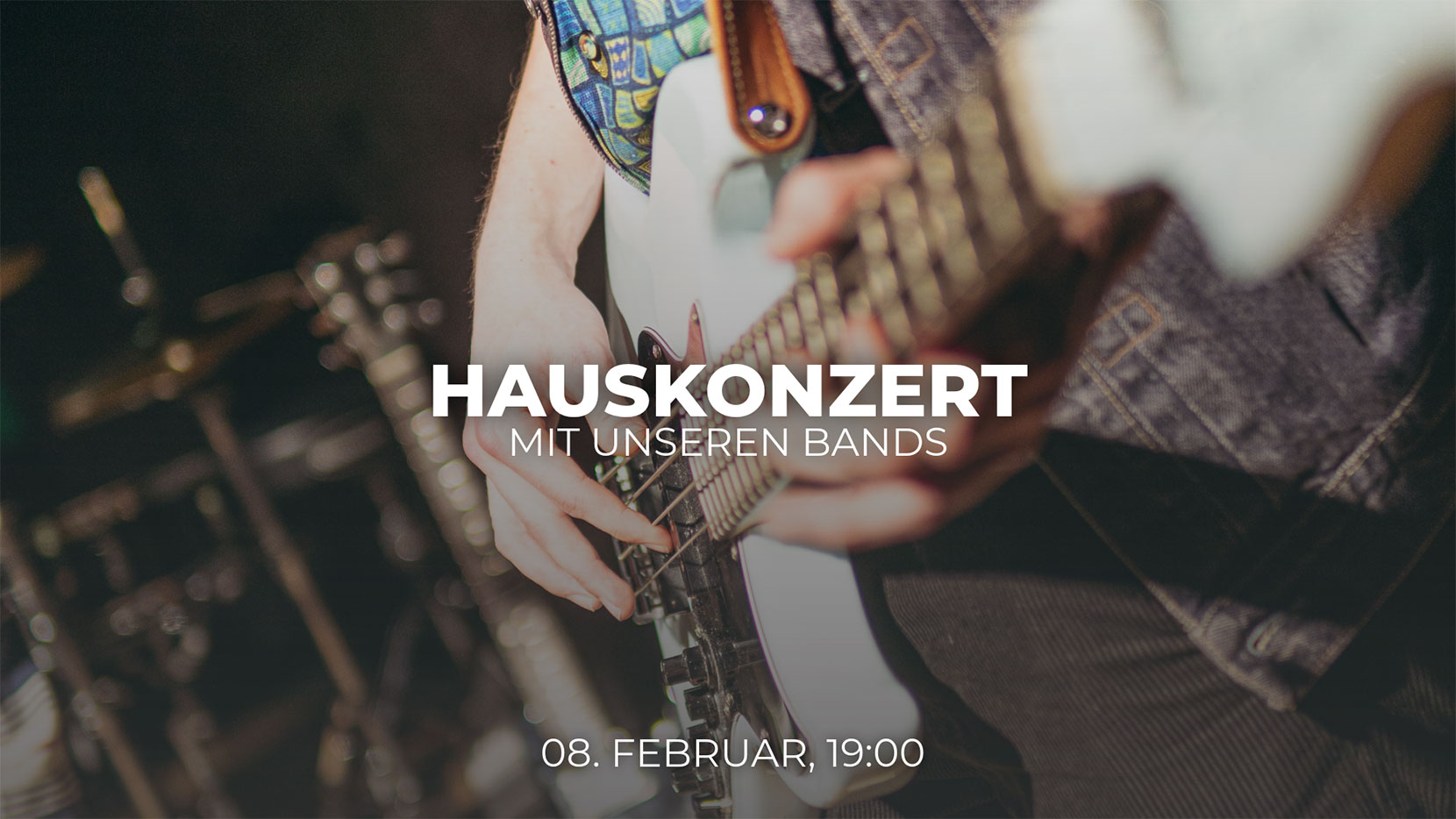 Gitarrenspiel - mit Titel Hauskonzert
