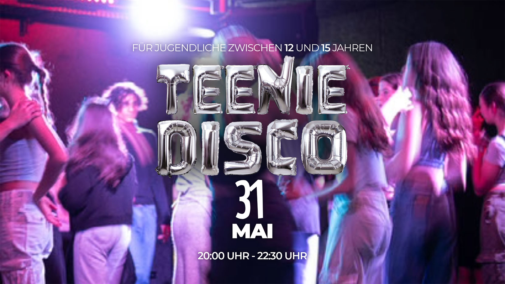 Jugendliche tanzen, Titel: Teenie-Disco